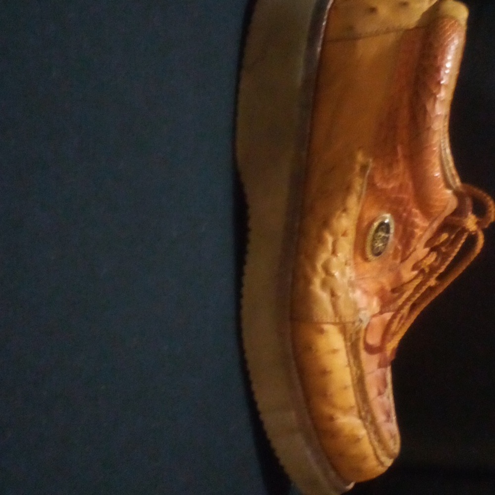 Ostrich and Crocodile Max Leather high end dress shoes